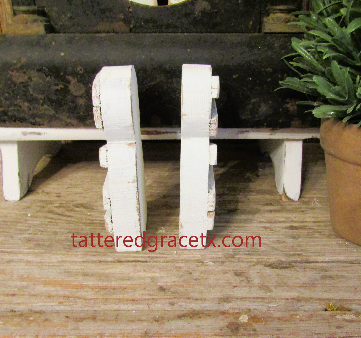 Small Handmade Wood Mummy