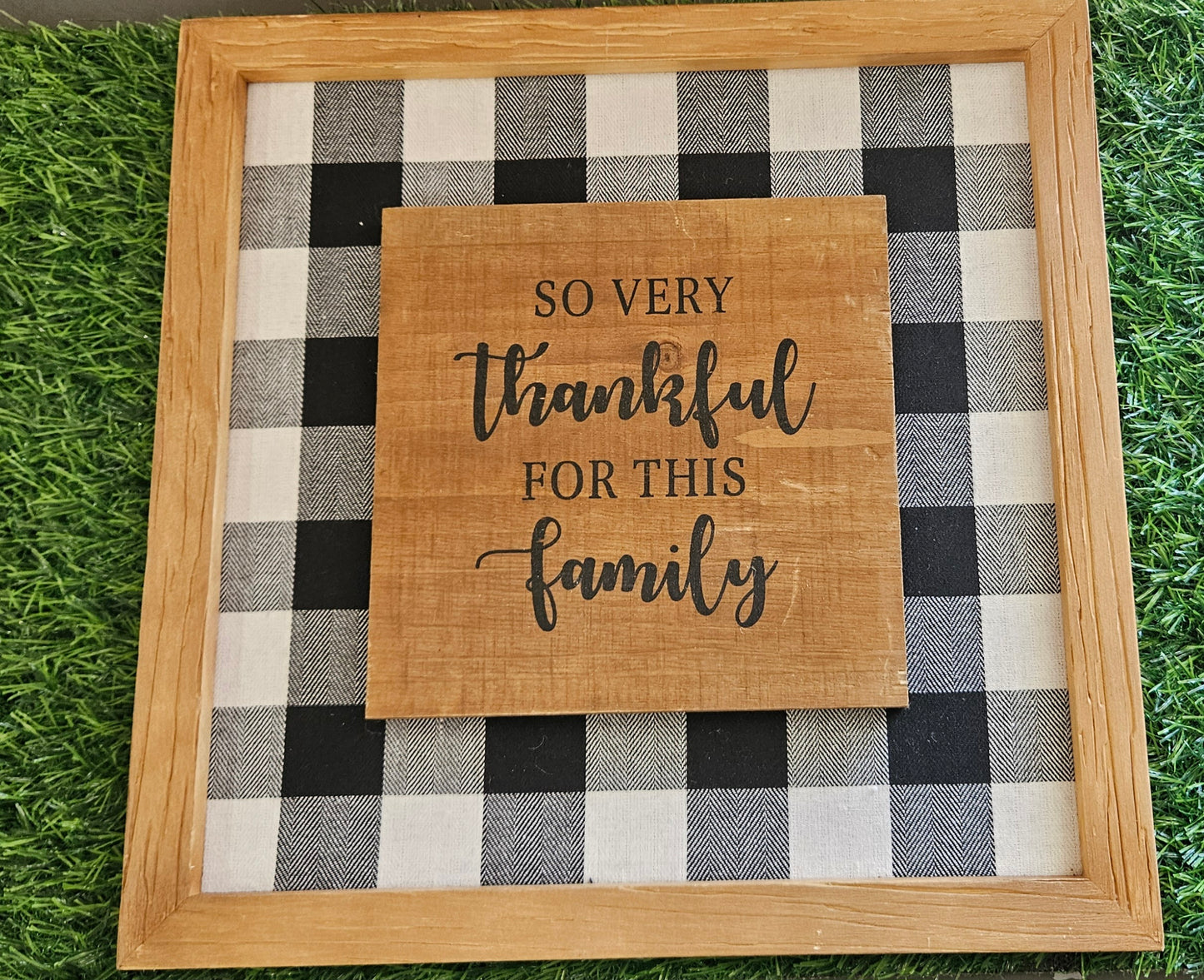 Thankful family sign