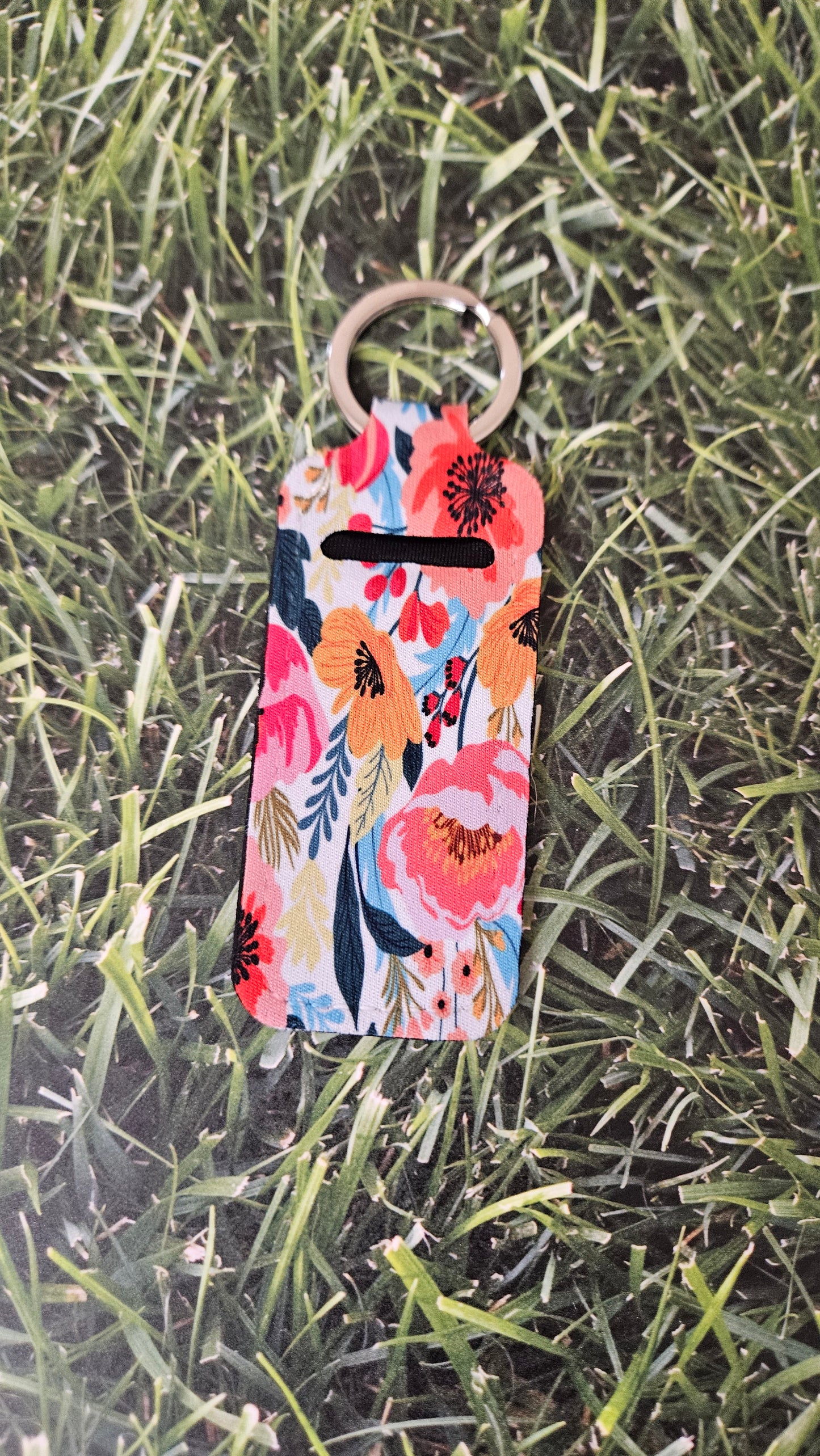 Floral lipstick/Chapstick holder