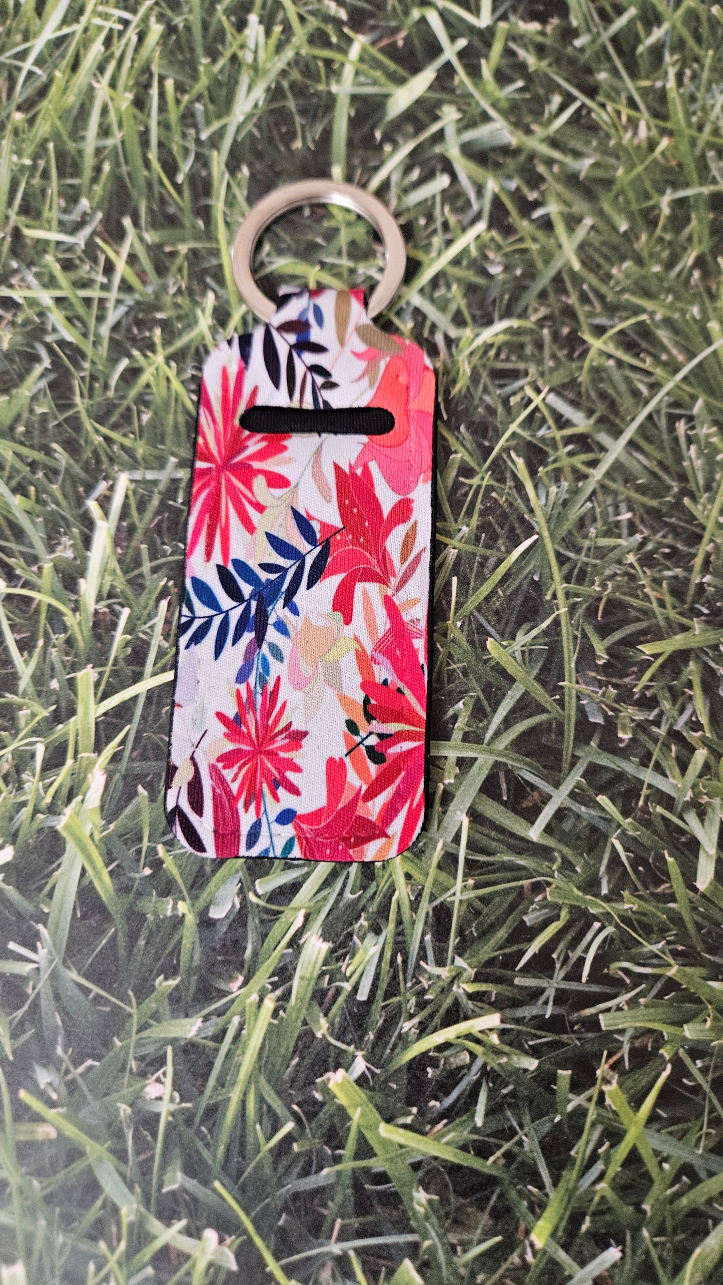 Floral lipstick holder