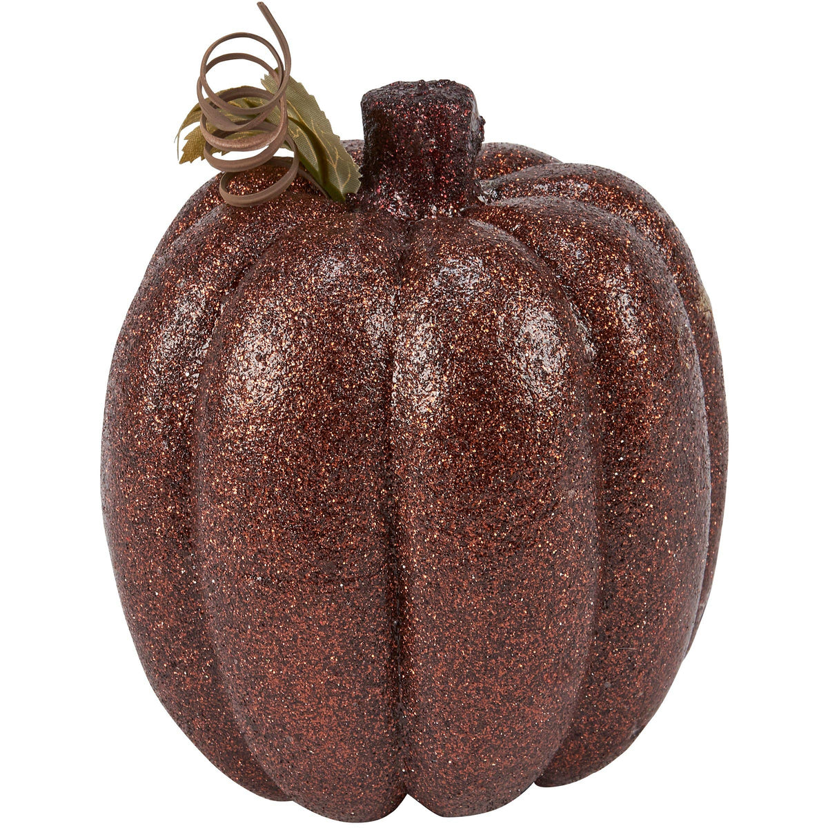 Brown Glitter Pumpkin