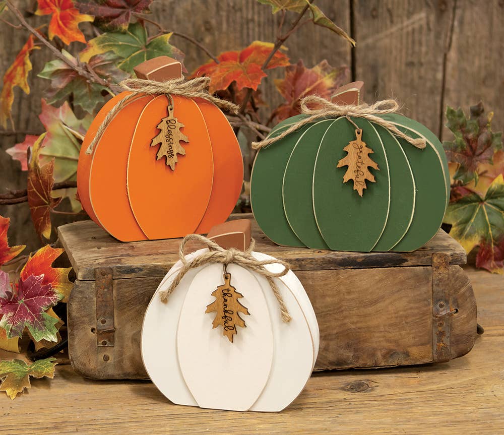 Fall green Chunky Pumpkin