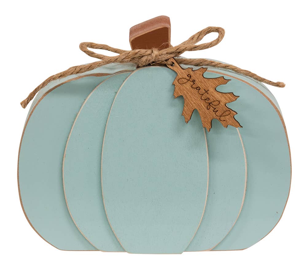 Fall white Tag Chunky Pumpkin