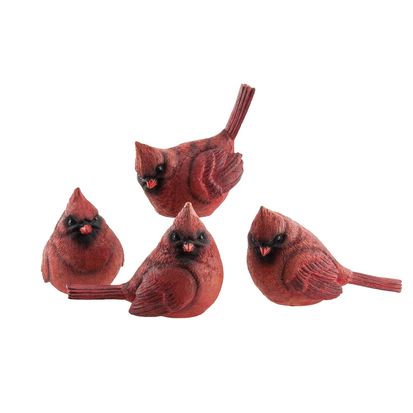 Large Resin Cardinal, 4 Assorted