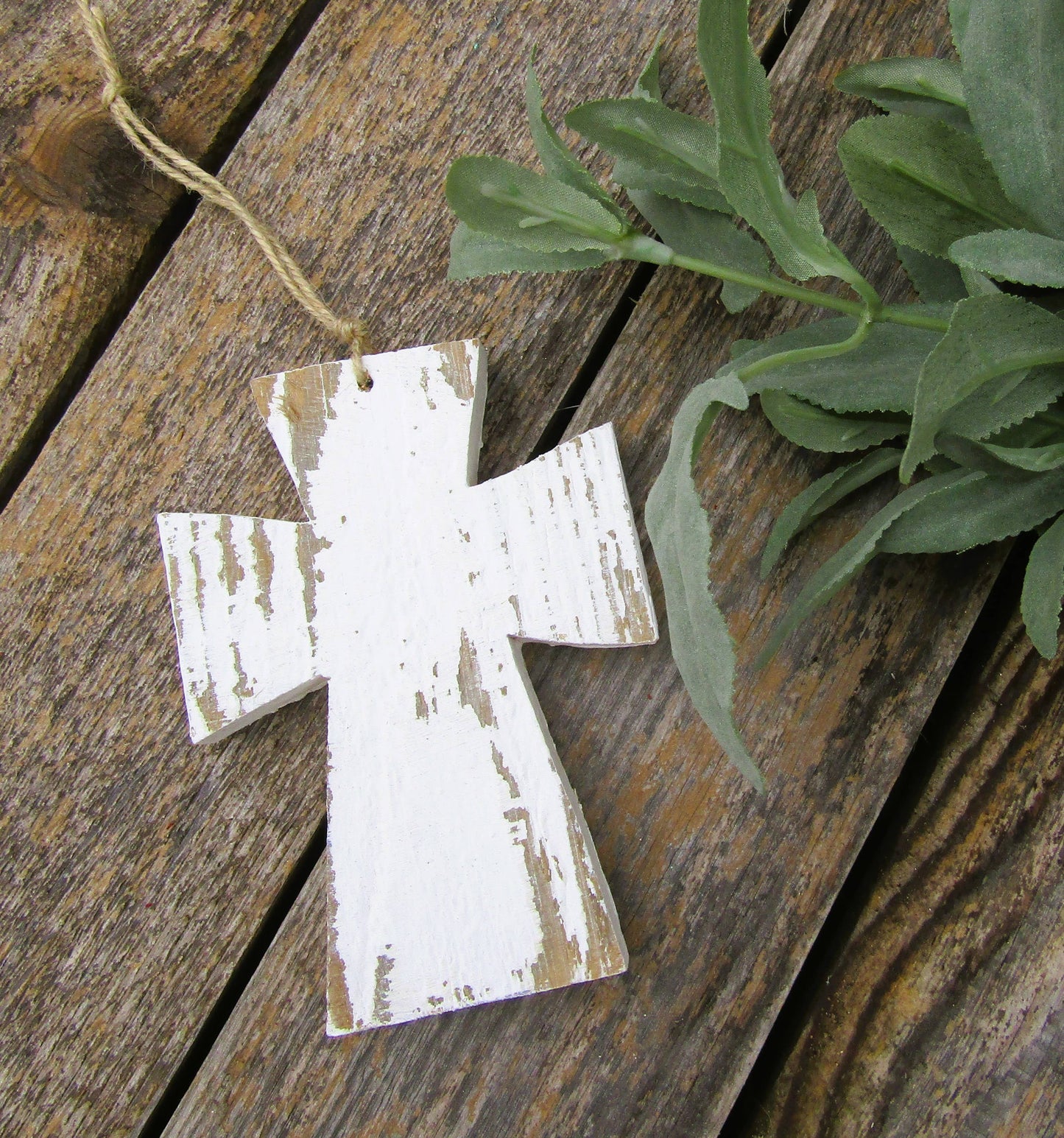 Chunky Cross Ornament