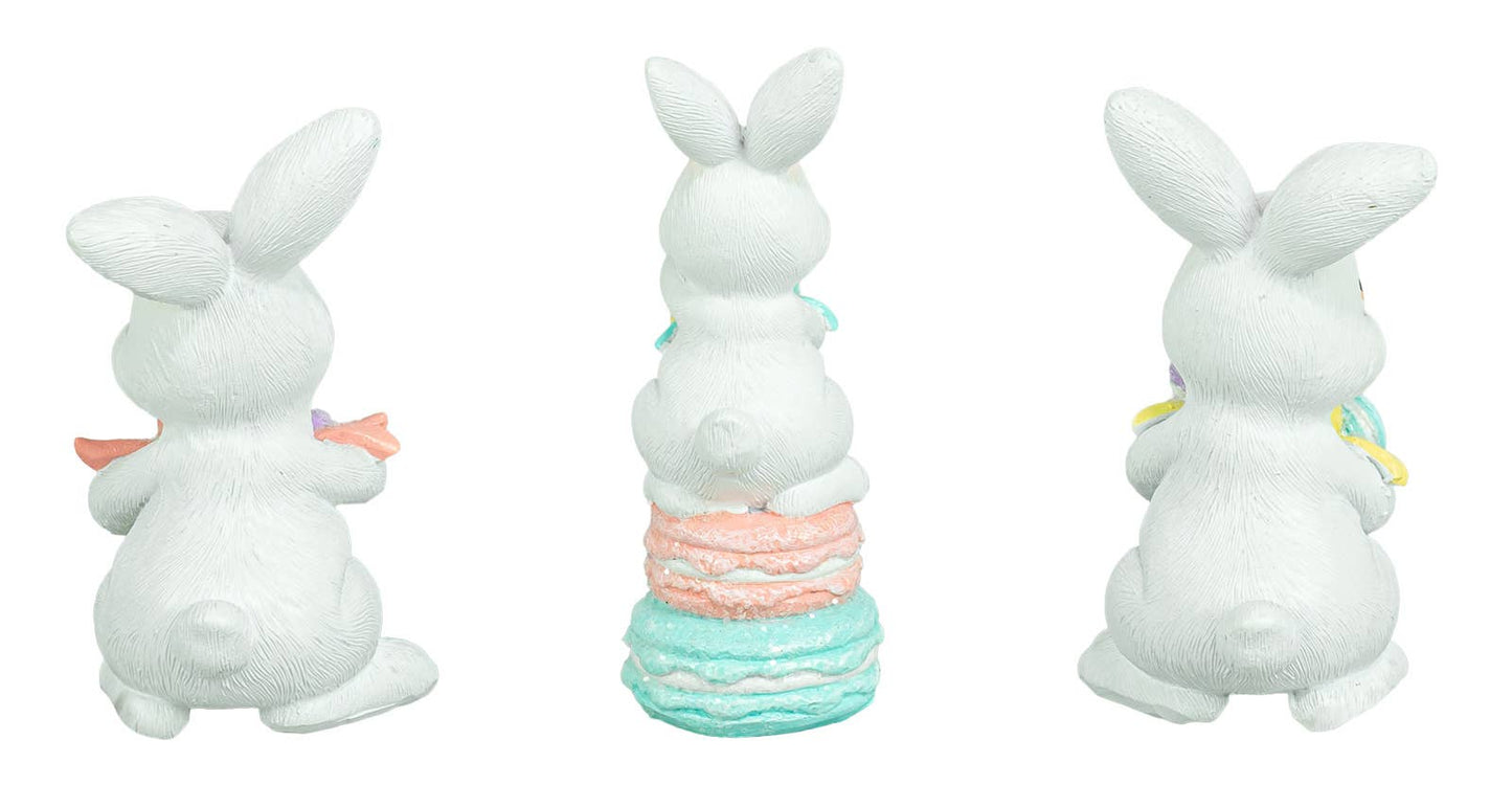 Cottontail Bunny with Macarons 3 Assorted