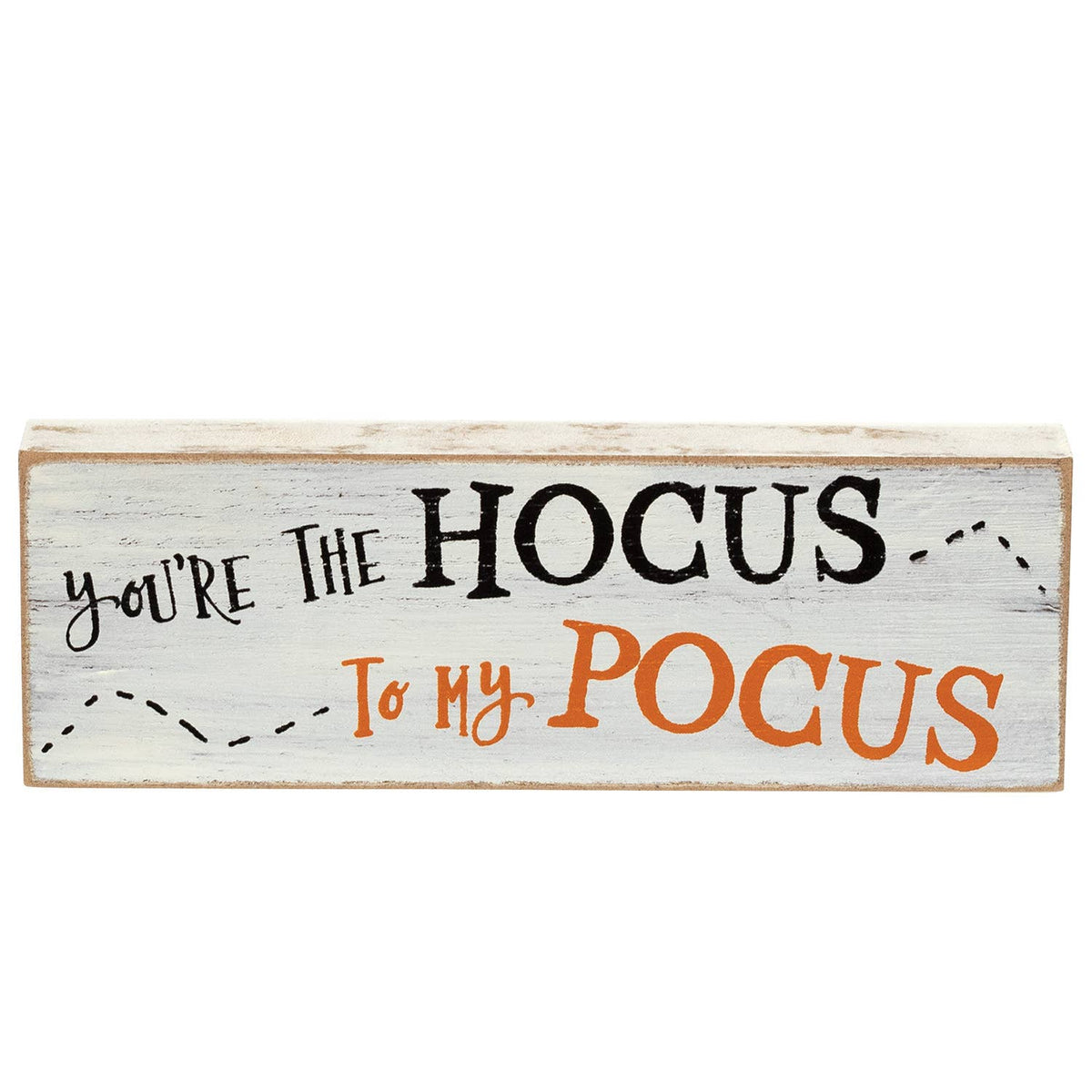 2/Set - Hocus Pocus Wooden Block & Witch Hat Sitters