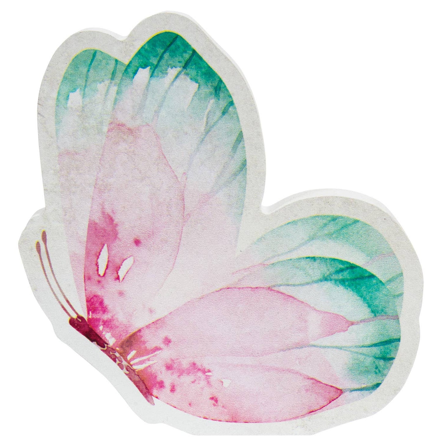 3/Set - Wooden Pastel Watercolor Butterfly Sitters