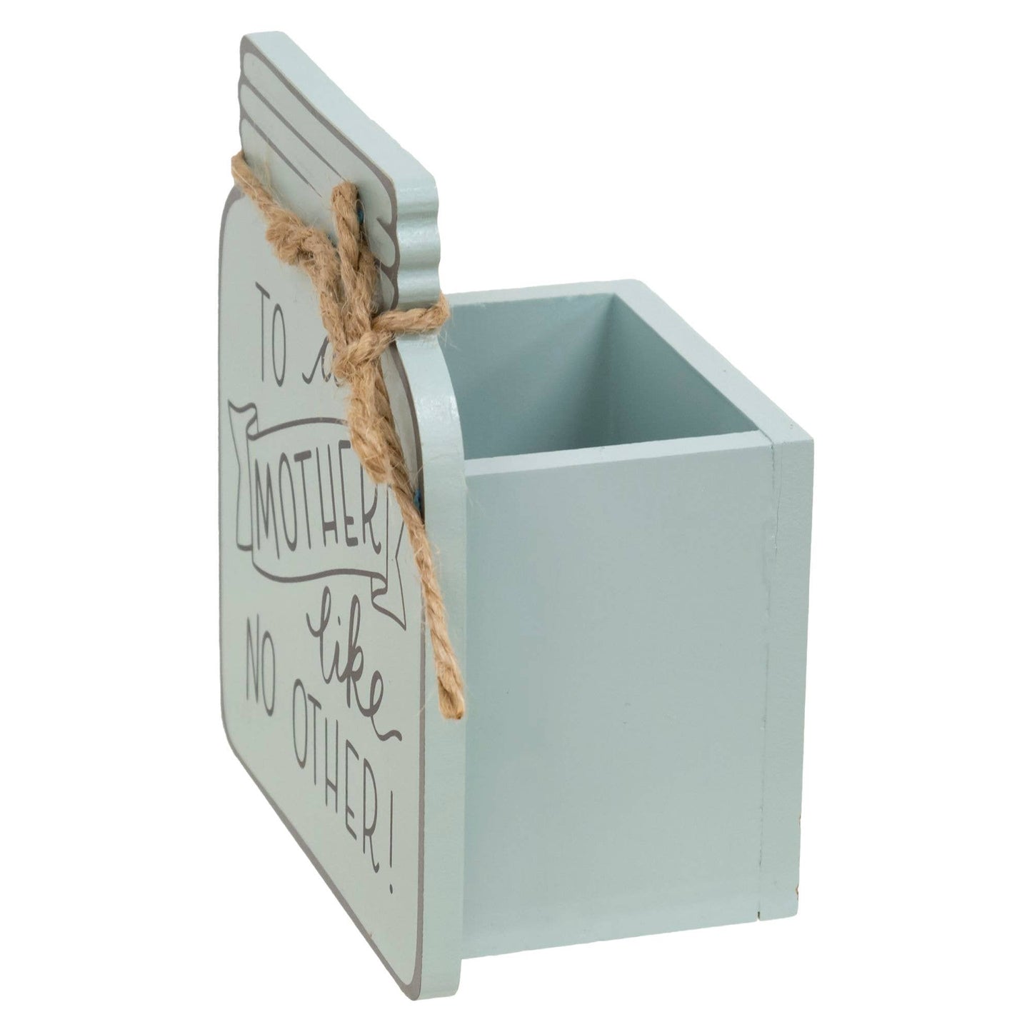To A Mother Like No Other Wooden Mason Jar Vase