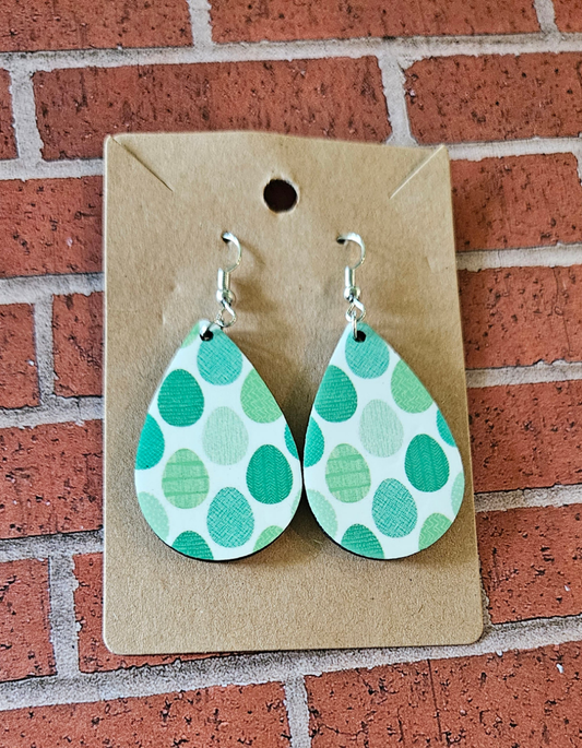 Double-sided Easter Teardrop Earrings