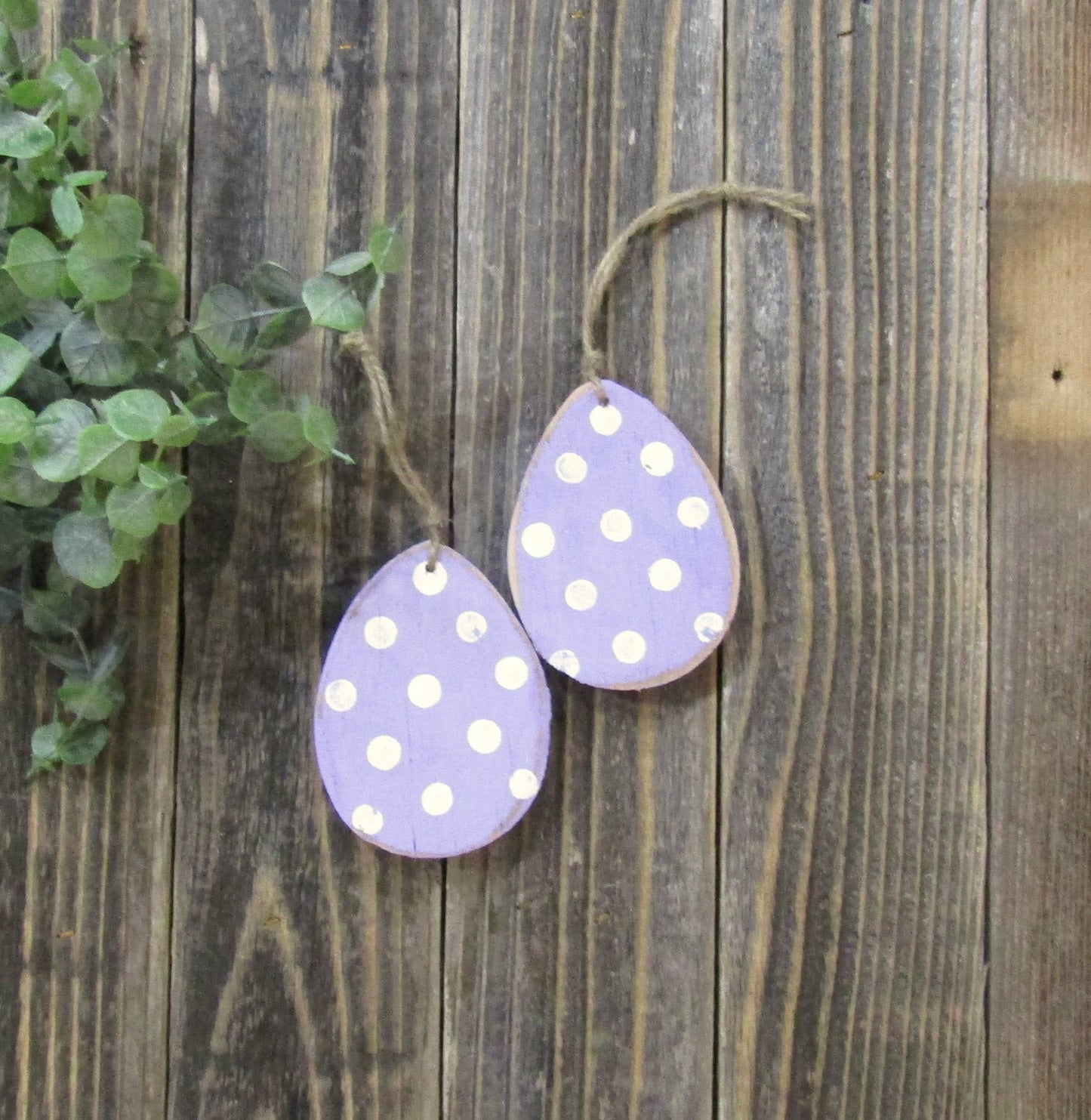 Handmade Easter Egg Ornaments: Turquoise