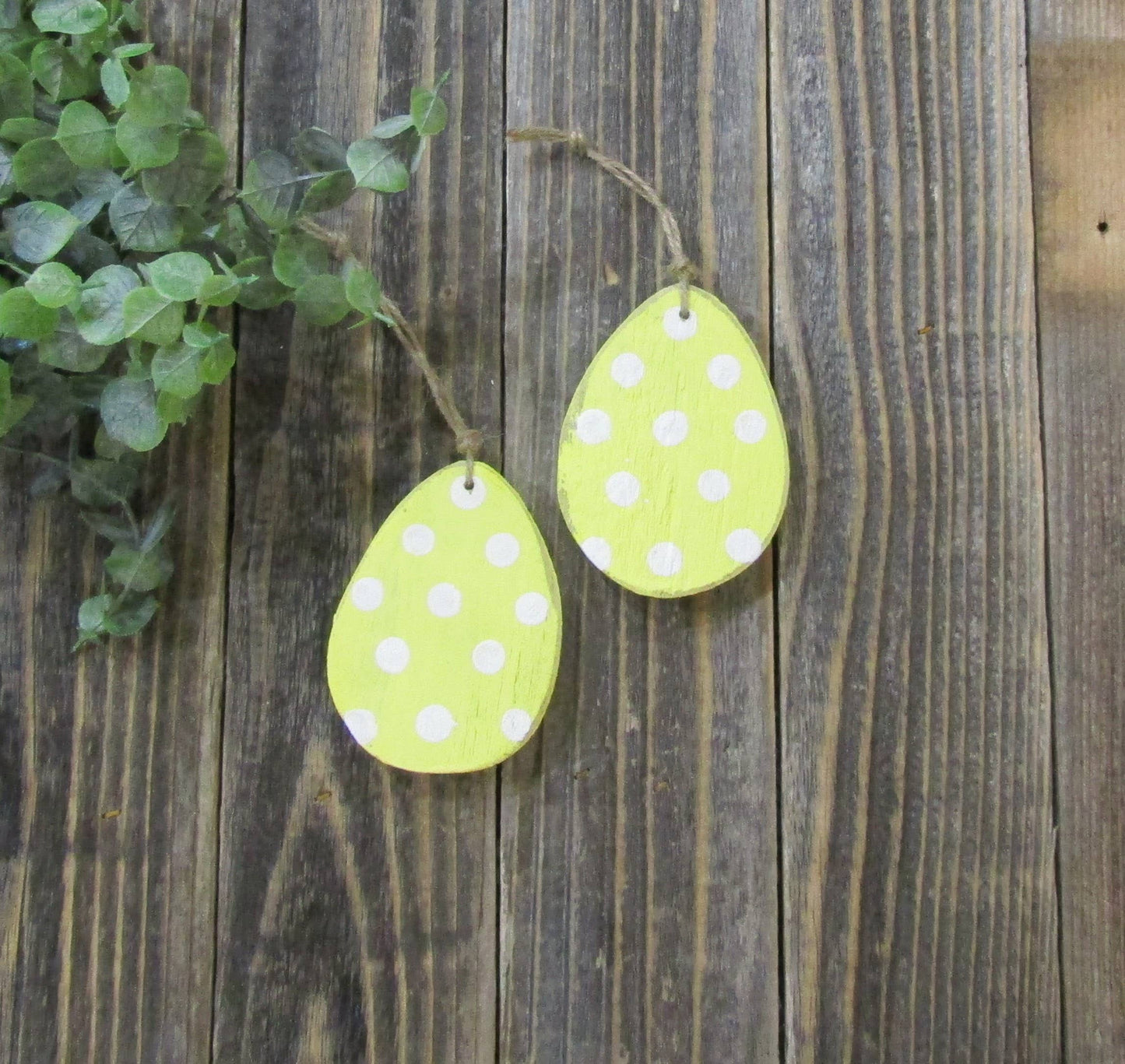 Handmade Easter Egg Ornaments: Turquoise