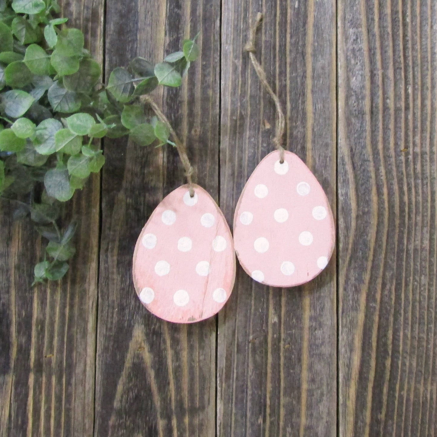 Handmade Easter Egg Ornaments: Turquoise