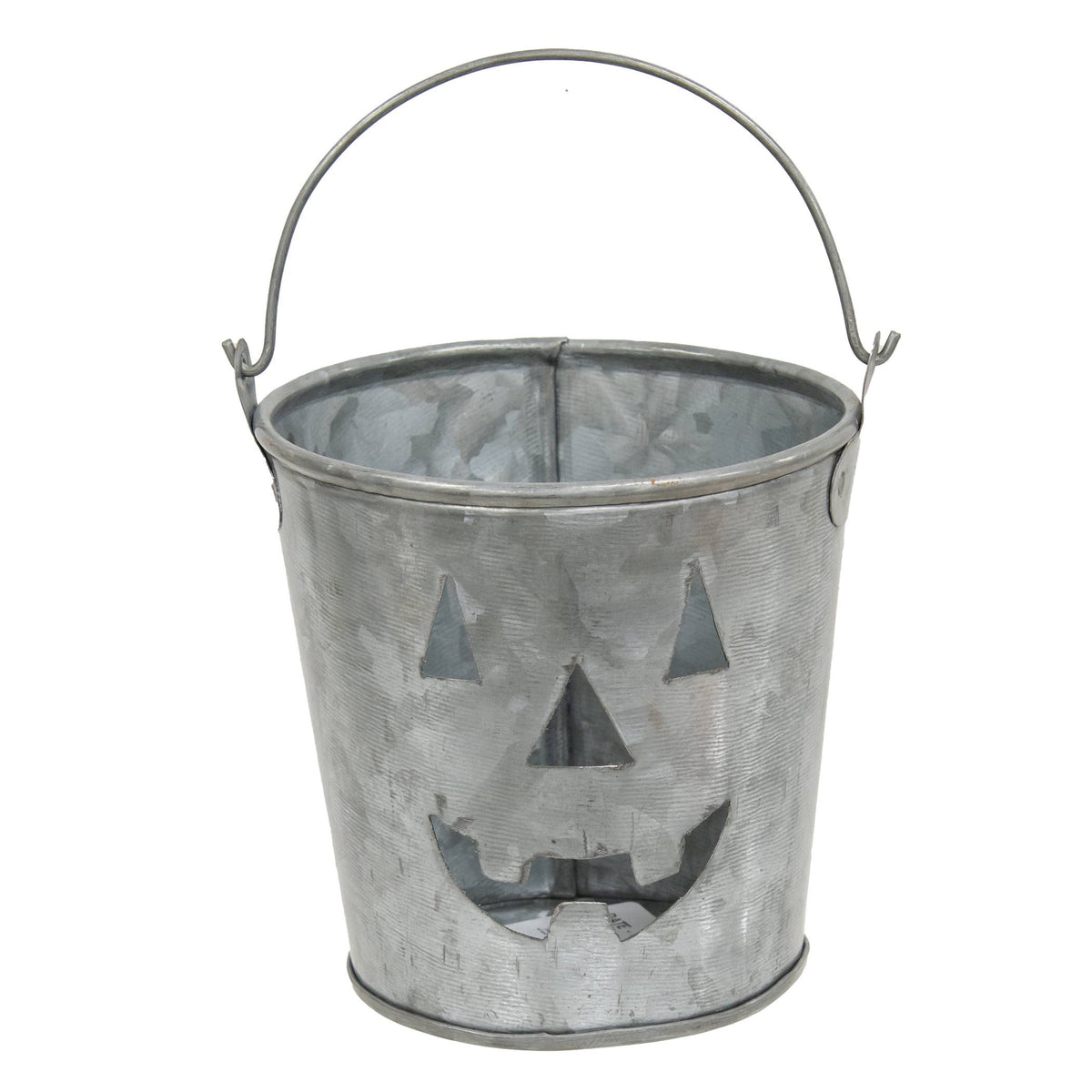 Galvanized Jack Face Metal Bucket