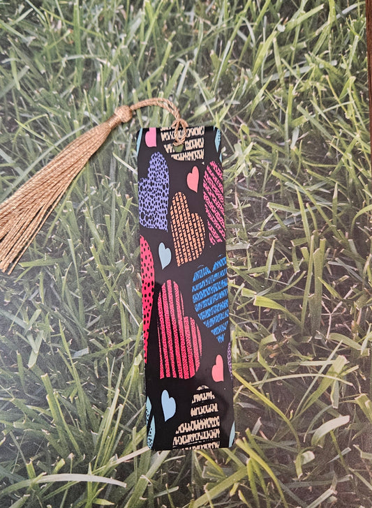Hearts bookmark