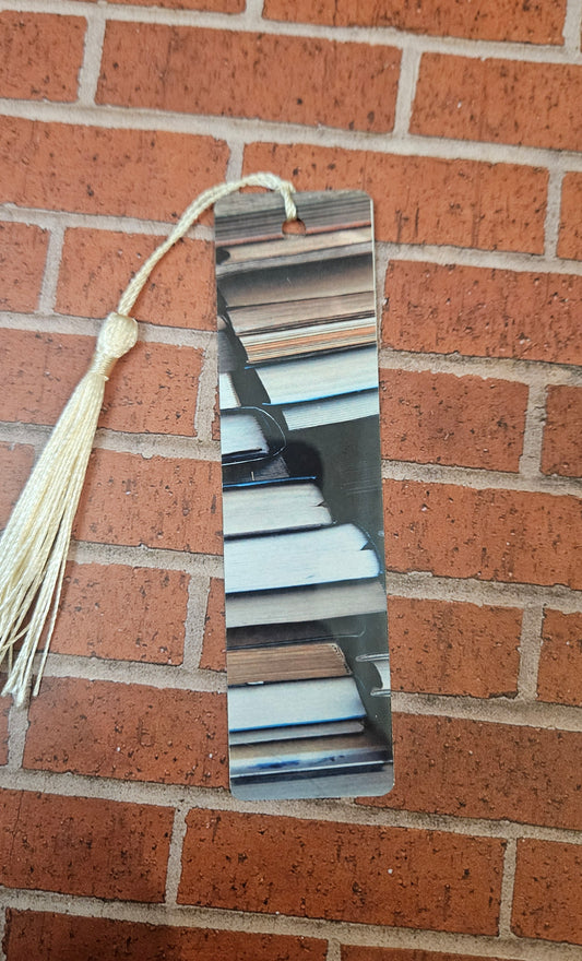 Old stack books bookmark