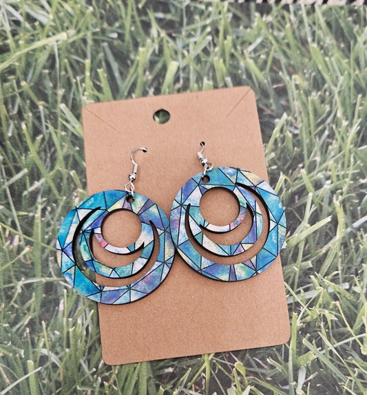 Stain glass earrings