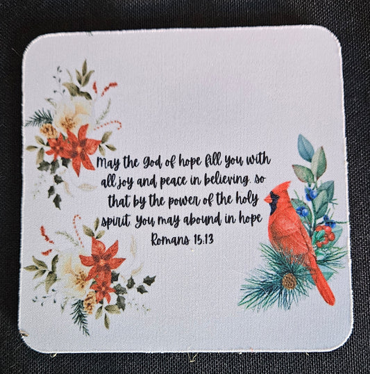 Romans 15 coaster