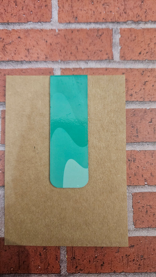 Green magnetic bookmark