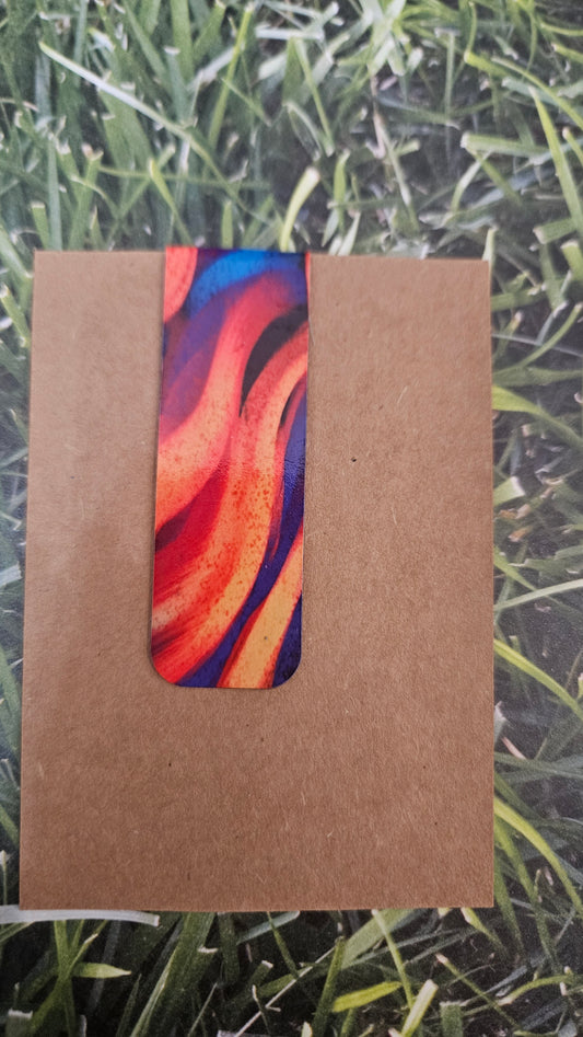 Colorful magnetic bookmark