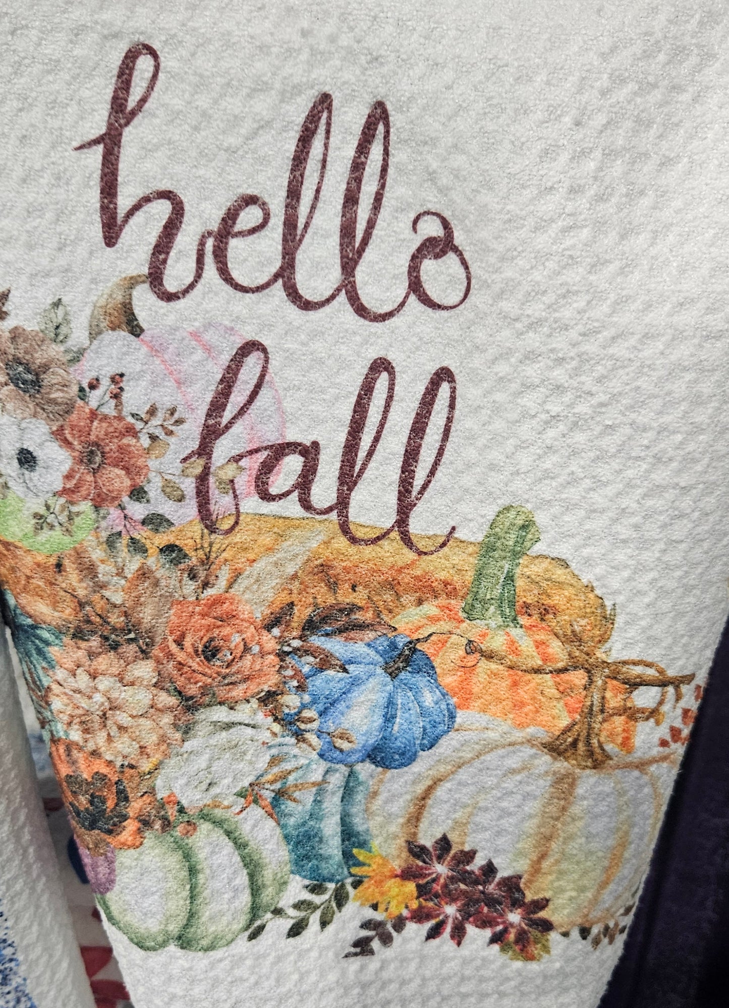 Hello Fall towel