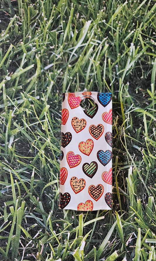 Candy Hearts Pop Tumbler Topper