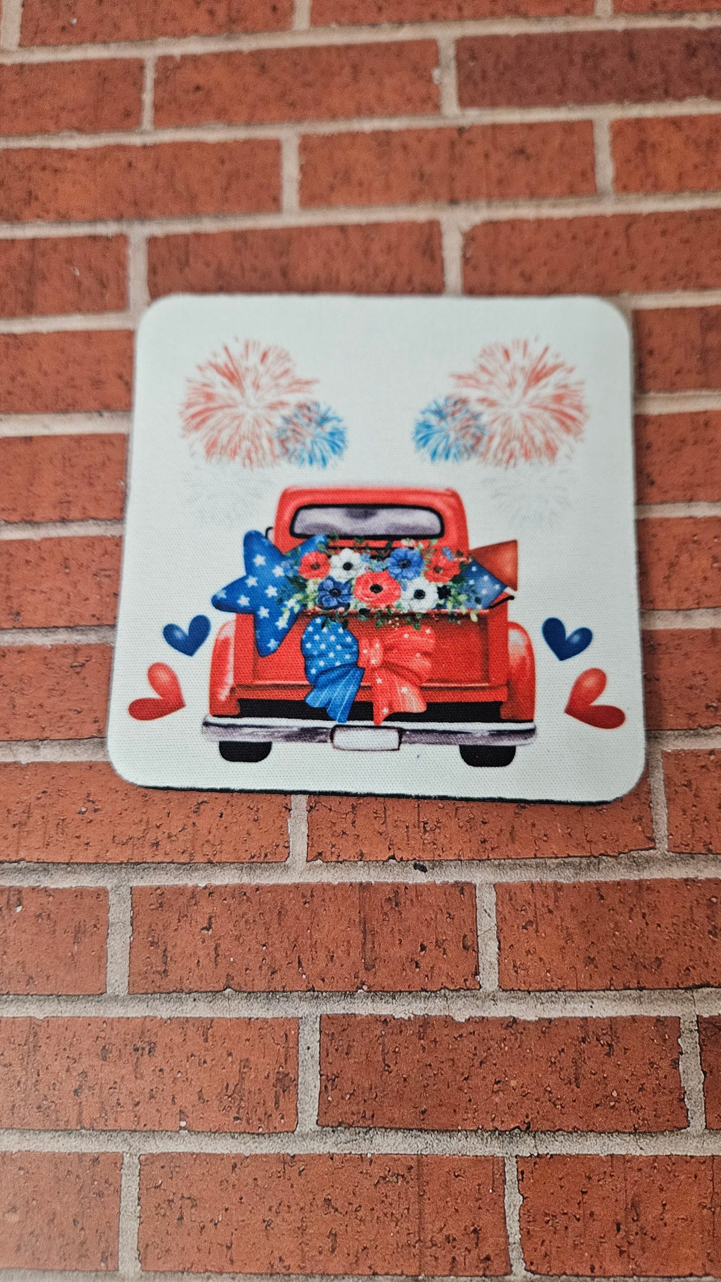 Patriotic soft coaster