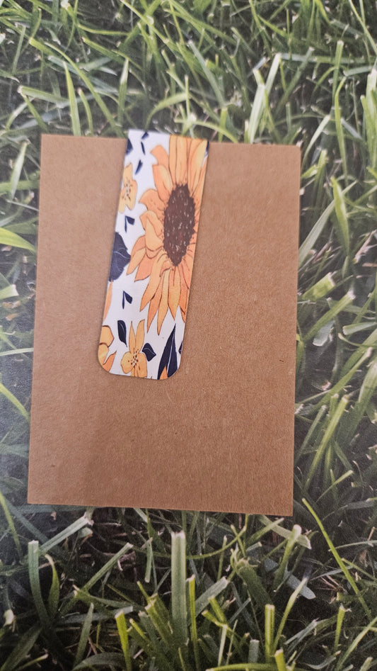 Sunflower magnetic bookmark