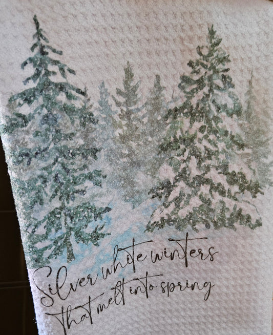 Silver white winters that melt into snow