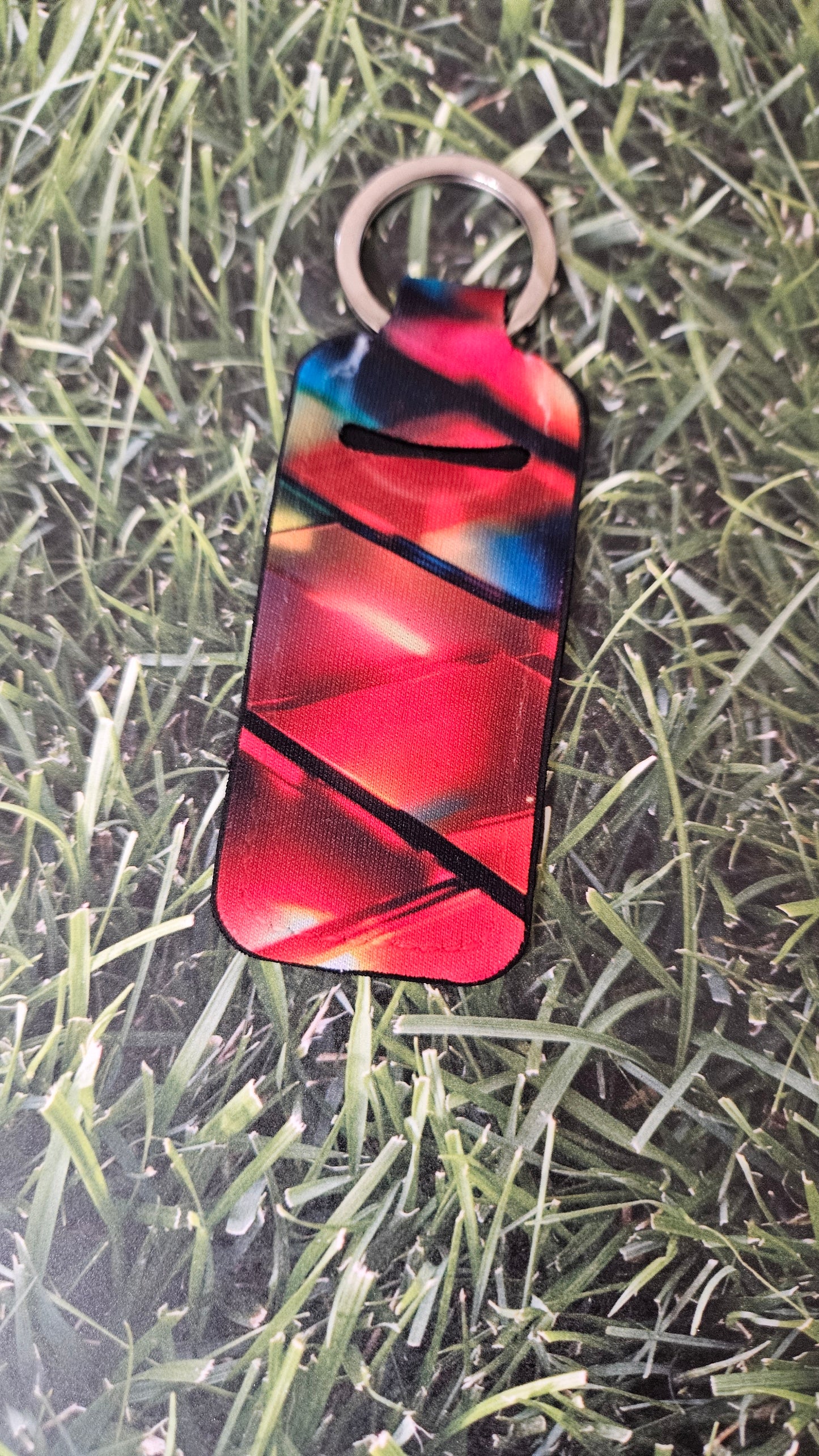 Glass looking lipstick holder