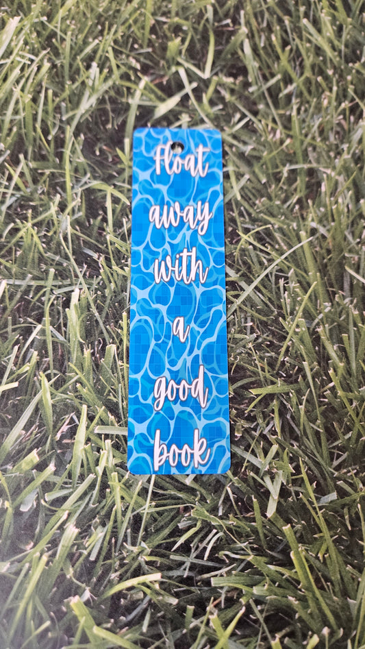 Float away with a good book bookmark