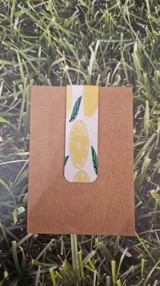 Lemon magnetic bookmark