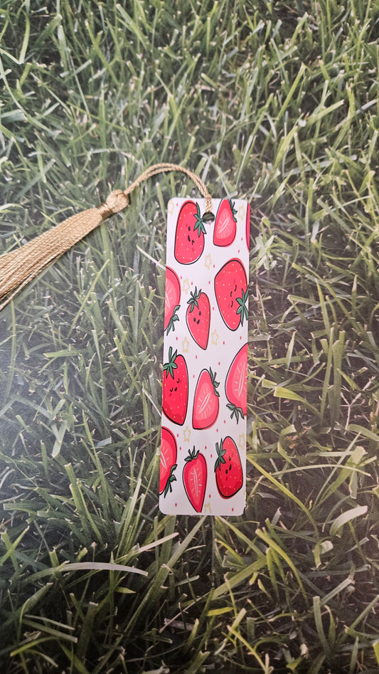 Strawberry bookmark